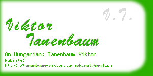 viktor tanenbaum business card